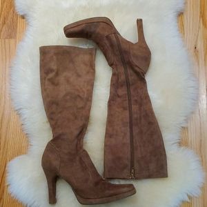 Tan Suade Adore Boots